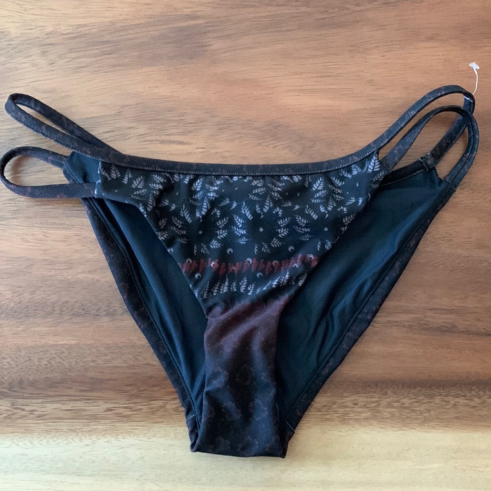 All Saints Bikini Bottoms Double Straps Size Small